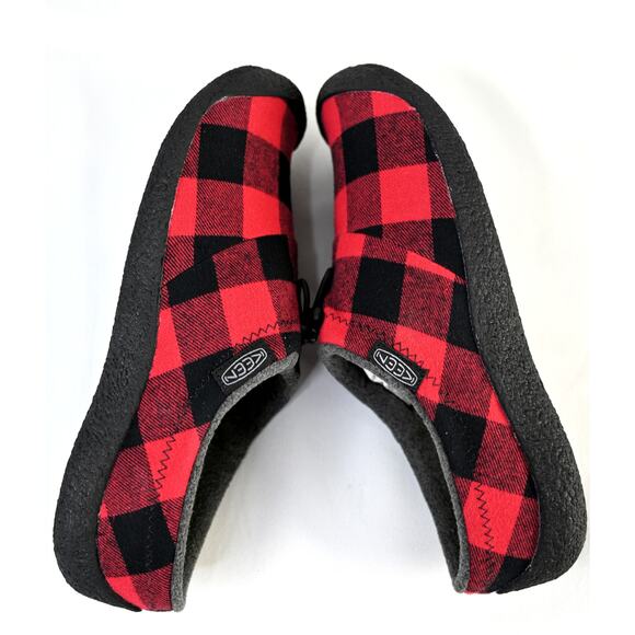 KEEN Men's Howser III Slide BLK/RED Plaid Sz11 1025553 NIB - Picture 6 of 9